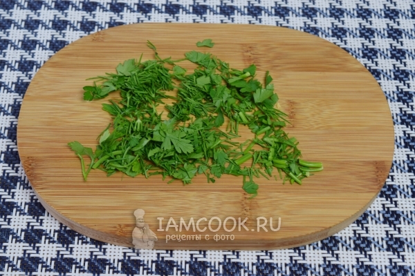 Порезать зелень