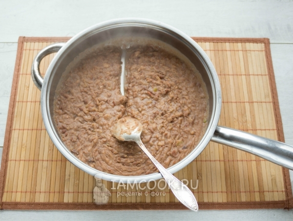 Готовые пережаренные бобы