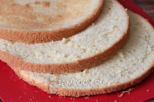 Рецепт ванильного бисквита на кипятке