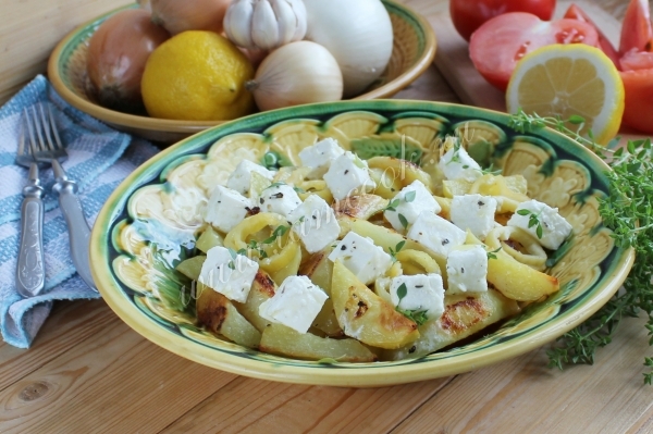 Фото картофеля с брынзой