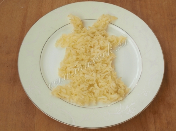 Картофельный слой салата