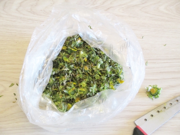 очистка одуванчиков