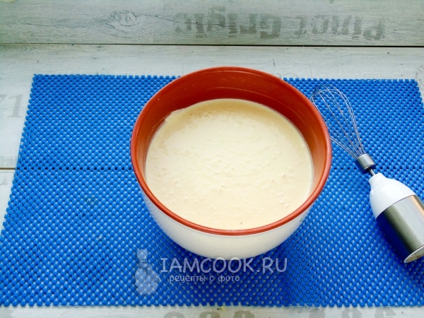 Взбить творожную массу