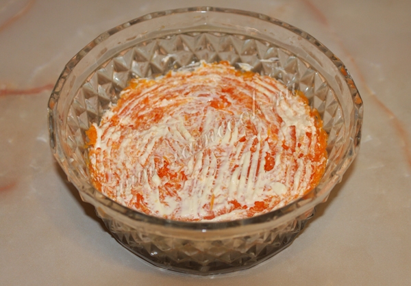 2 слой салата мимоза