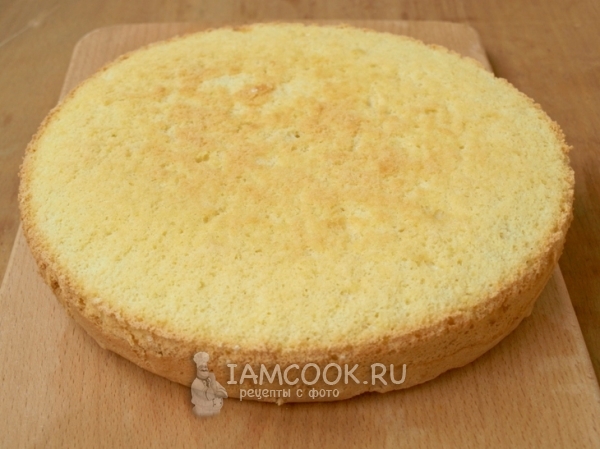 Бисквит для торта с ананасами