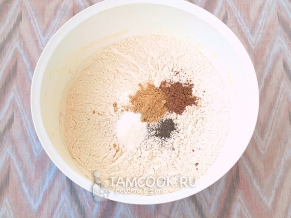 Сухие ингредиенты для теста