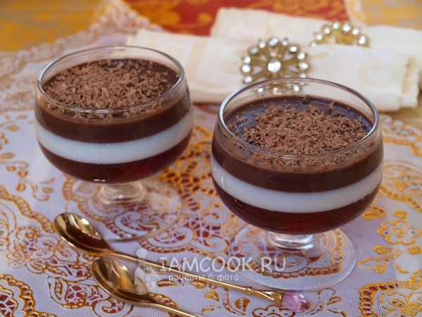 Готовое желе слоями