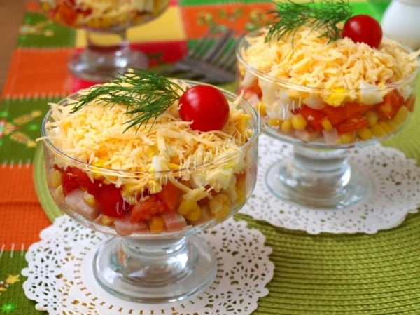 Рецепт салата восторг с курицей