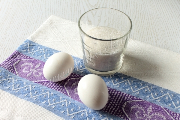 Ингредиенты для белкового заварного крема