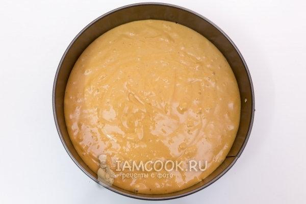 Тесто для бисквита в форме