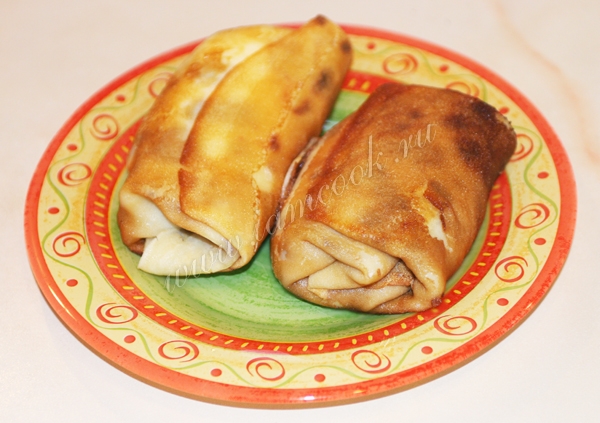 Блины с начинкой, фотография