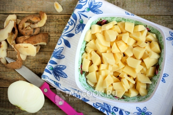 Порезать картофель