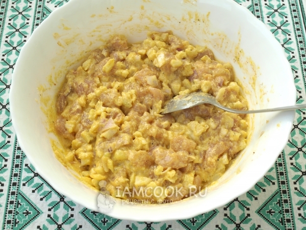 Размешать массу