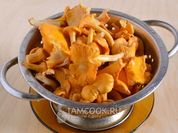 Помыть грибы