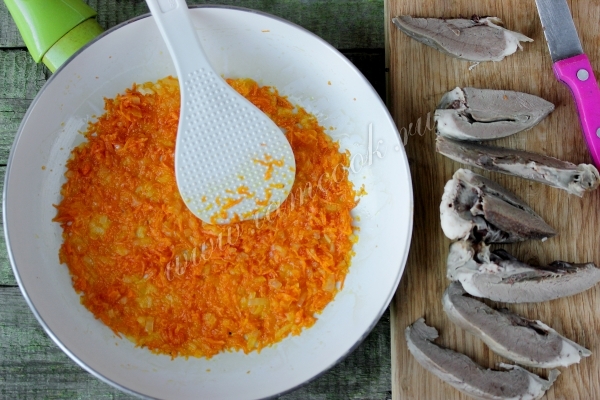 Обжарка моркови