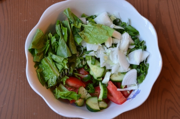 Салат овощной