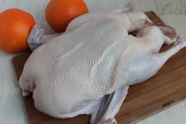 Ингредиенты для утки с апельсинами