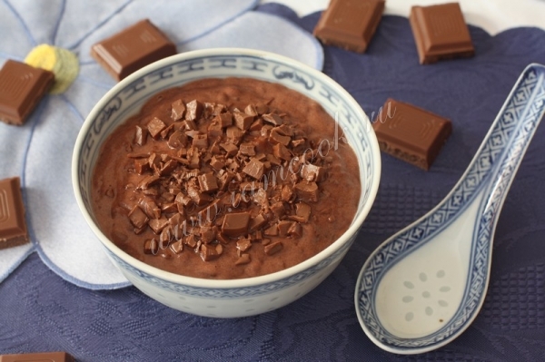 Фото шоколадно-рисовой каши