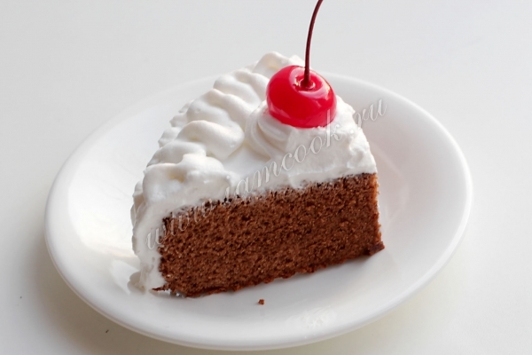 Шоколадный бисквит по-японски