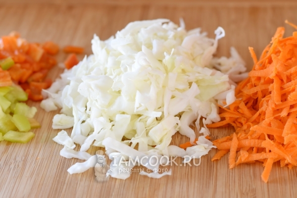 Измельчить овощи