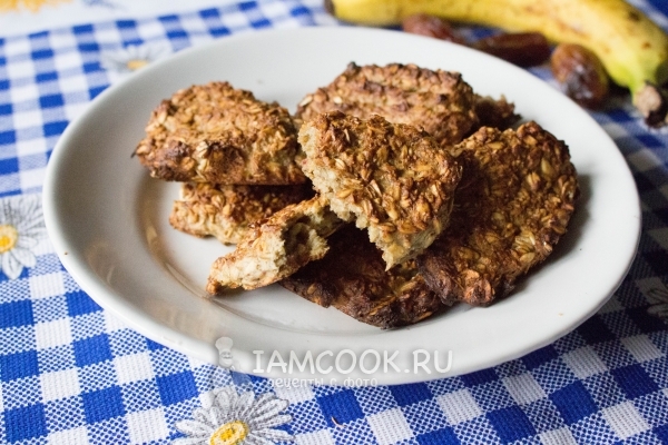 Фото овсяного печенья с бананом