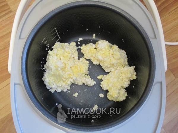 Творог с яйцом