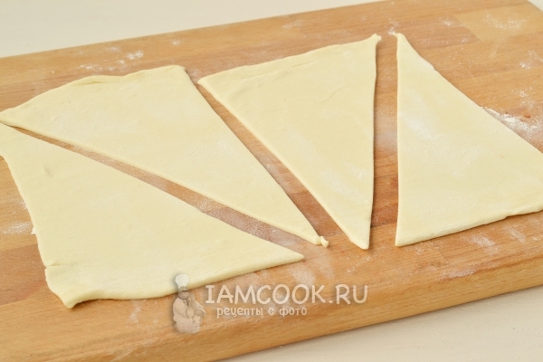 Тесто разрезанное