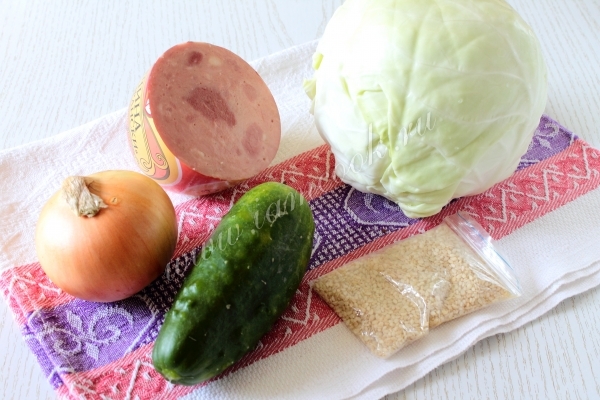 Ингредиенты для берлинского салата