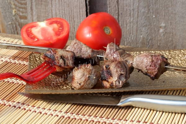 Шашлык из говядины
