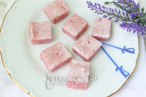 Рецепт клубничного зефира