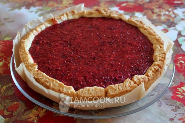 Рецепт песочного пирога с вареньем