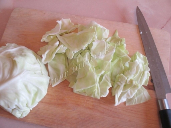 Капуста белокочанная молодая