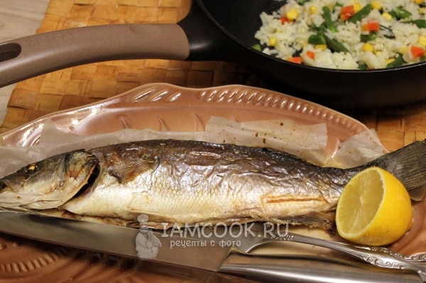 Сибас запеченный в духовке, рецепт