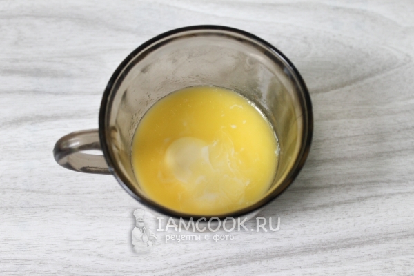 Растопить сливочное масло