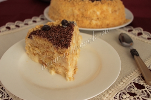 Готовим песочный торт с лимоном