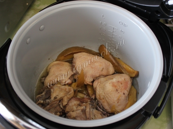 Запекаем курицу с манго