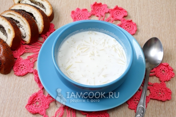 Молочная лапша в мультиварке