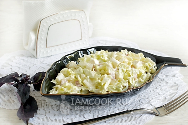 Рецепт белого салата