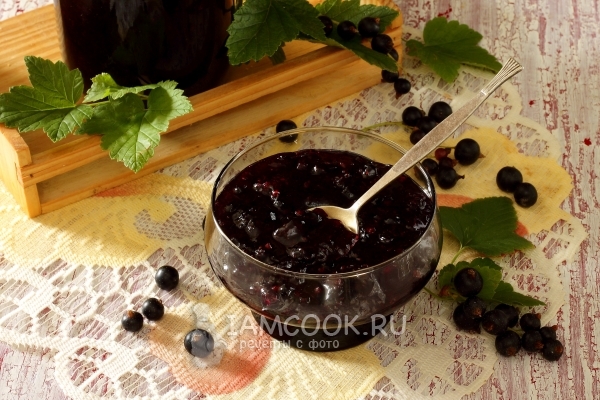 Фото варенья из черной смородины «Пятиминутка»