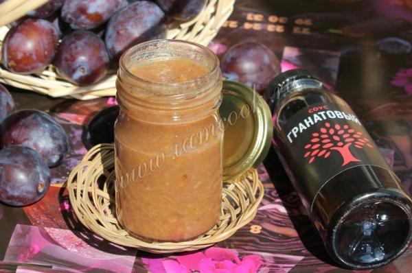 Ткемали из слив, фото