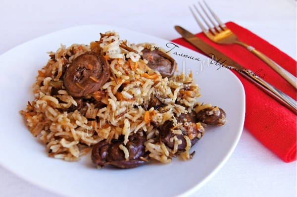 Рис с сердечками, рецепт