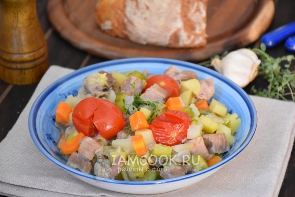 Фото рагу с телятиной по-средиземноморски