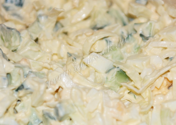 Салат из лука порей