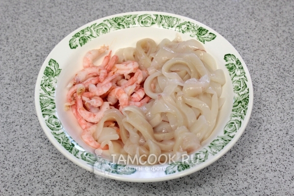 Подготовить морепродукты