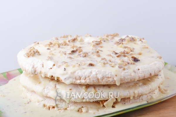 Готовый торт-безе в домашних условиях