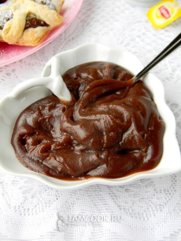 Рецепт десертного шоколадного крема + слоечки