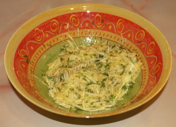 Основа для кабачковых оладьев, фото