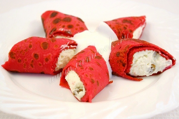 Свекольные блинчики