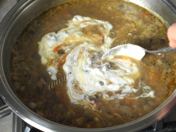 Варим грибную подливу