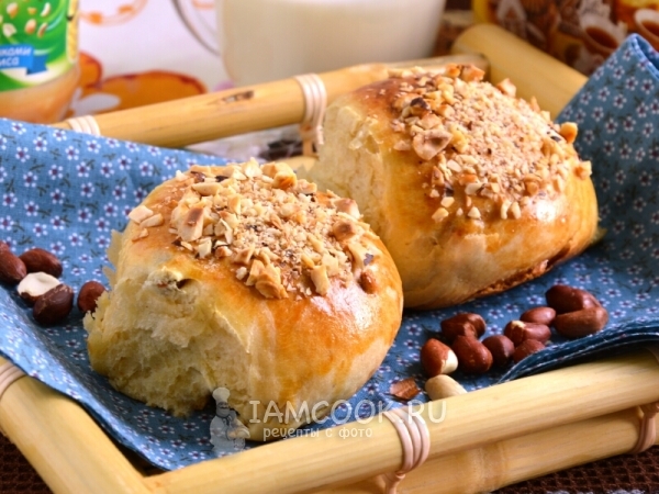 Рецепт ореховых булочек